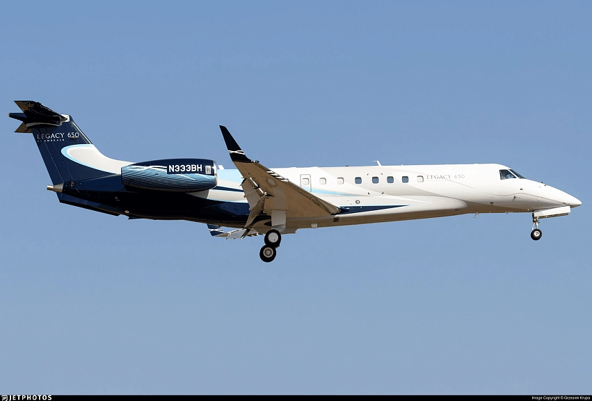 Embraer Legacy 650 N333BH