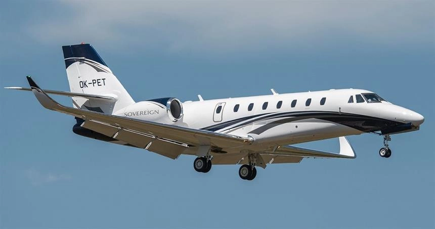 Cessna Citation Sovereign OK-PET